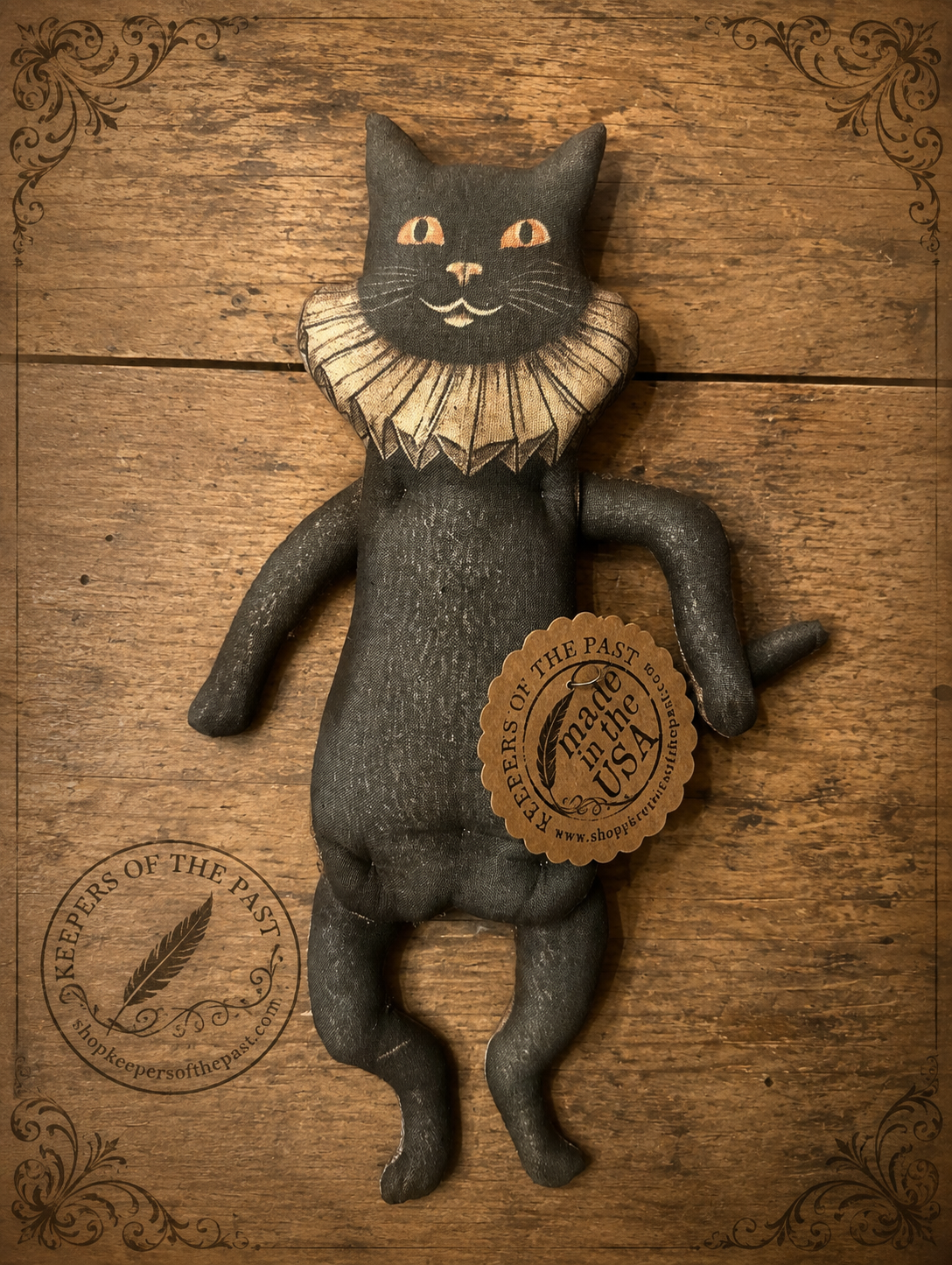 Articulated Dancing Black Cat