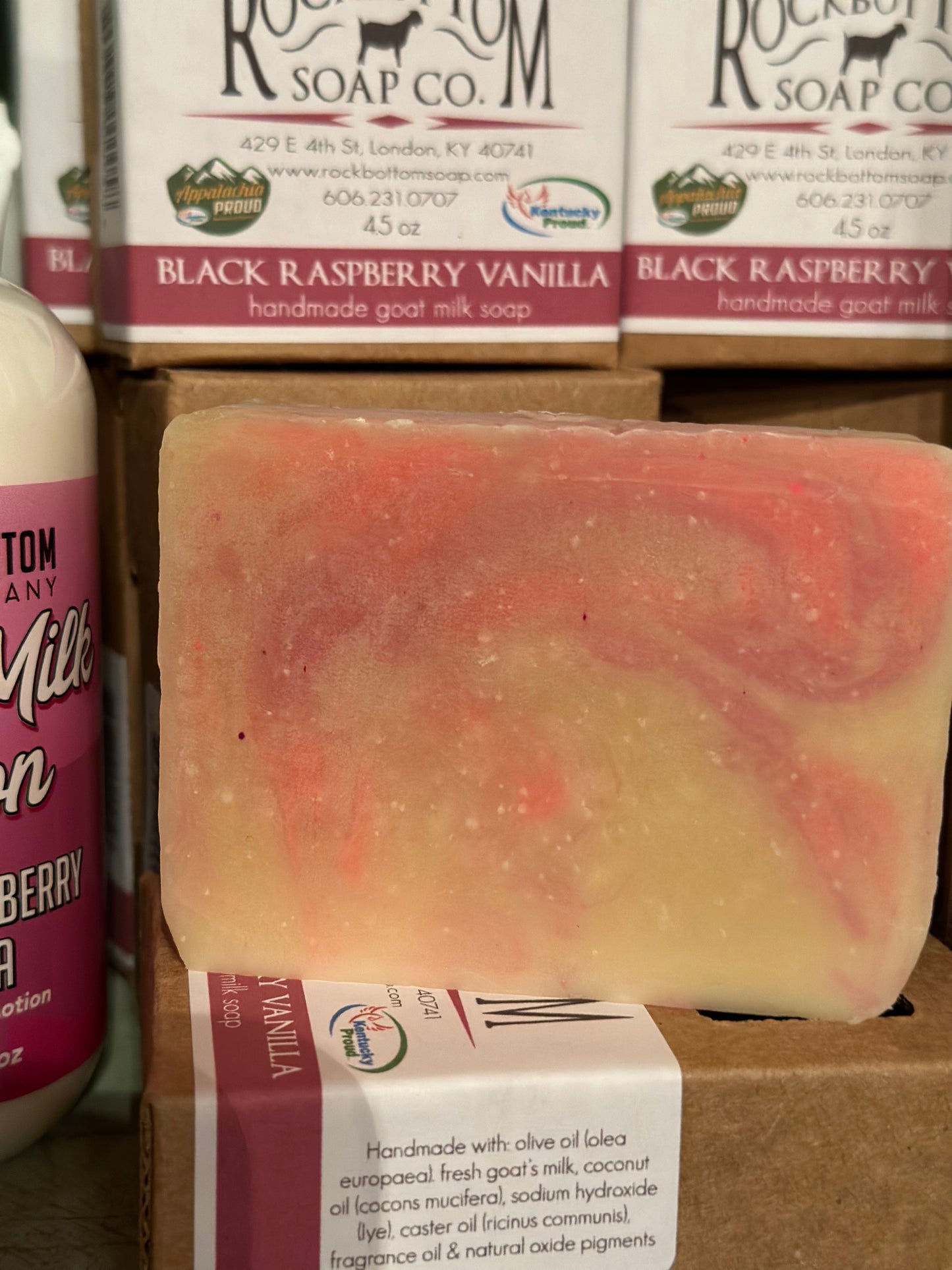 Black Raspberry Vanilla Goat Milk Soap Bar