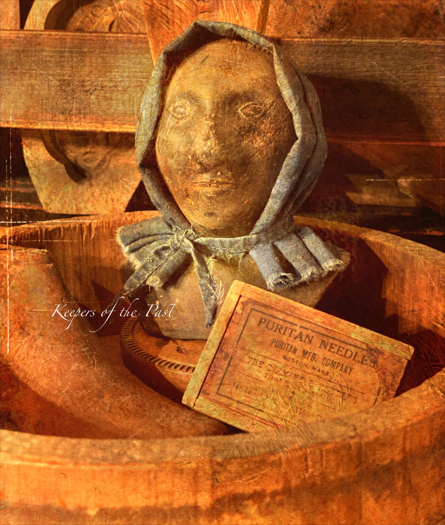 Primitive Early style Prairie Bust