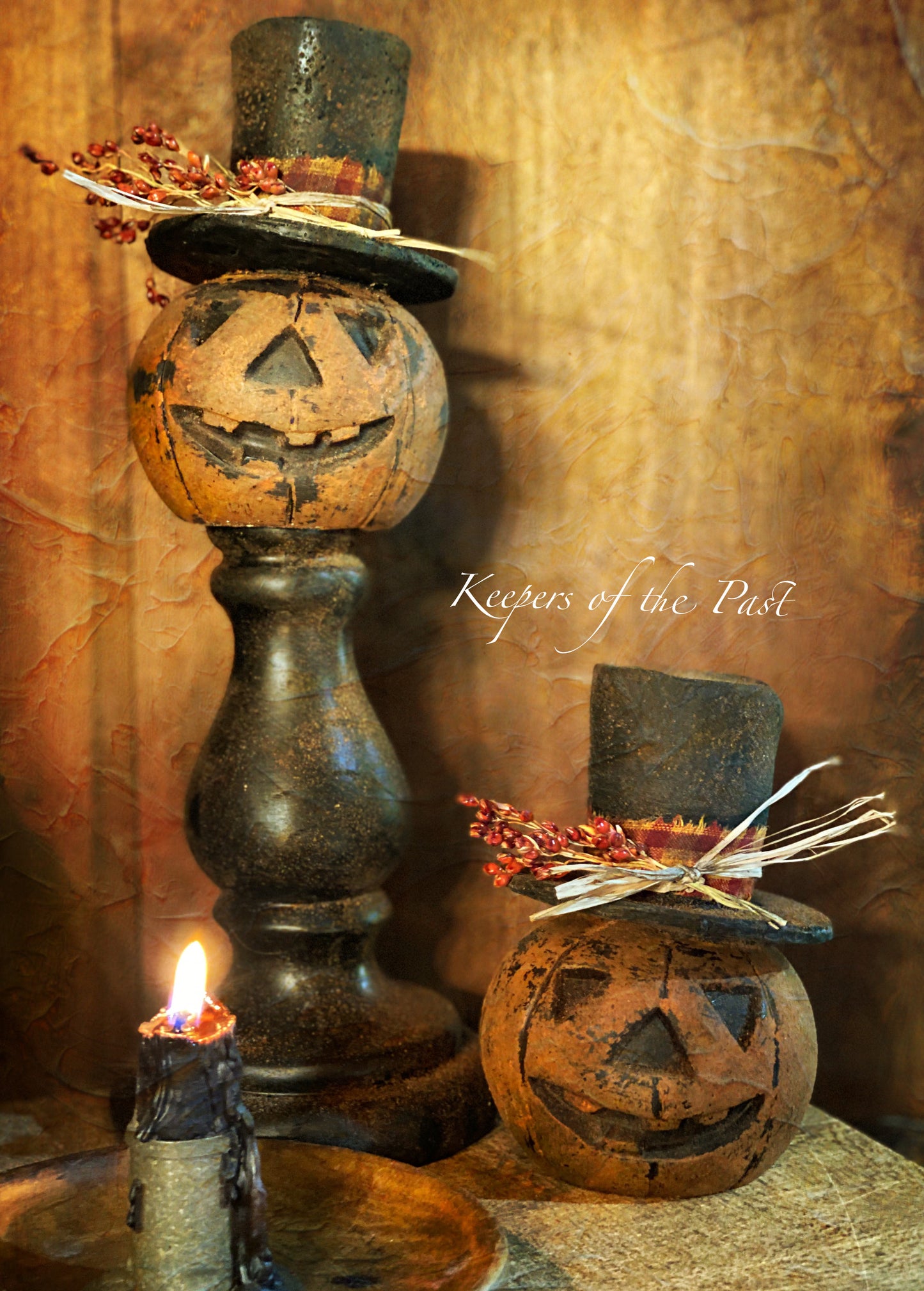 Halloween Top Hat Pumpkin JOL