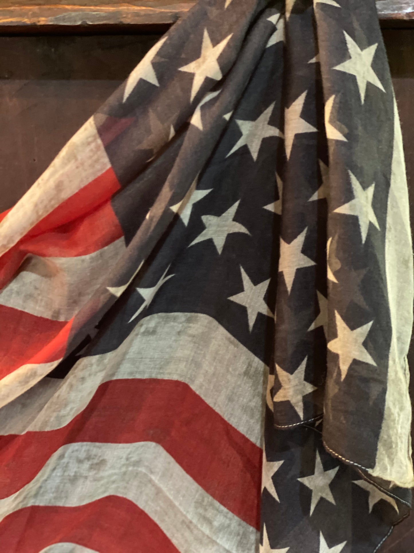 Patriotic American Flag Scarf