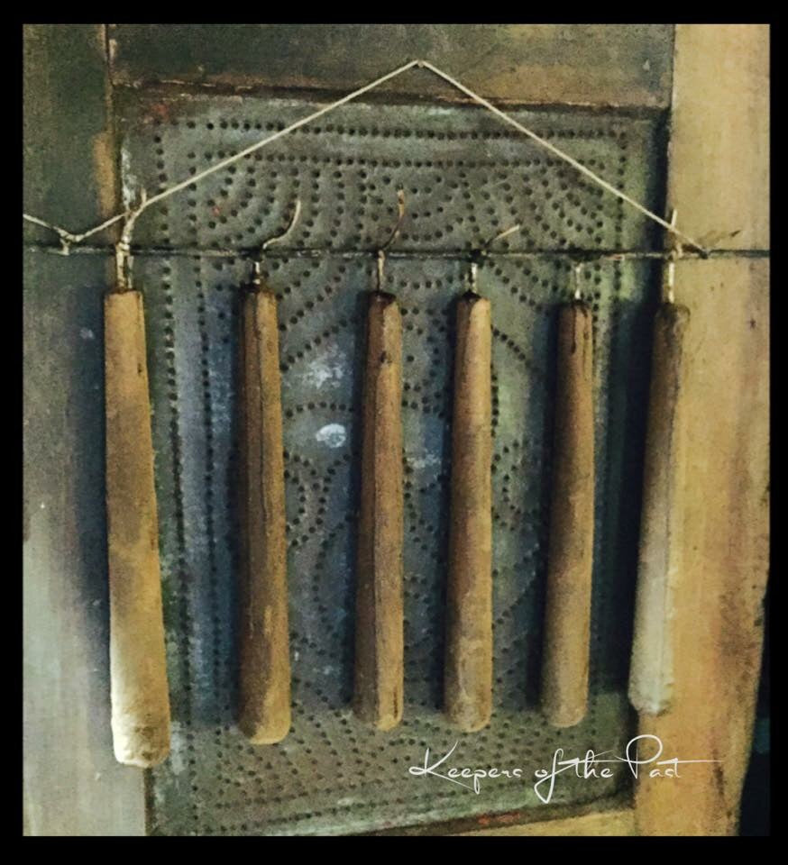 Colonial Tapers on Rod