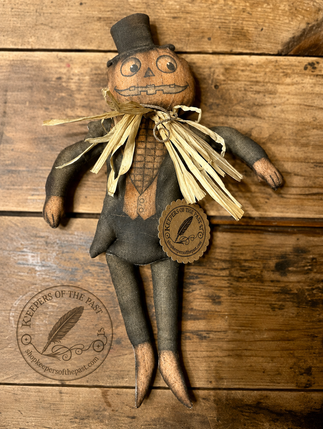 Pumpkin Head Corn Man Scarecrow
