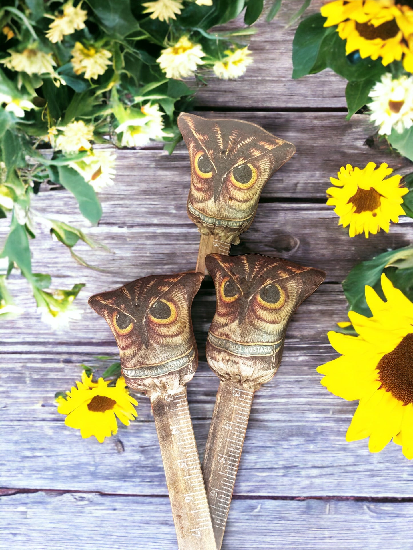 Primitive Printed Owl Stick In!