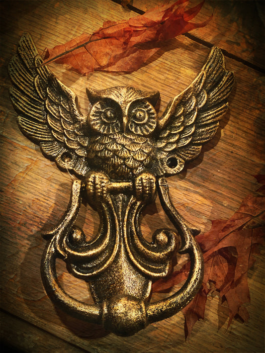 Cast Iron Owl Door Knocker