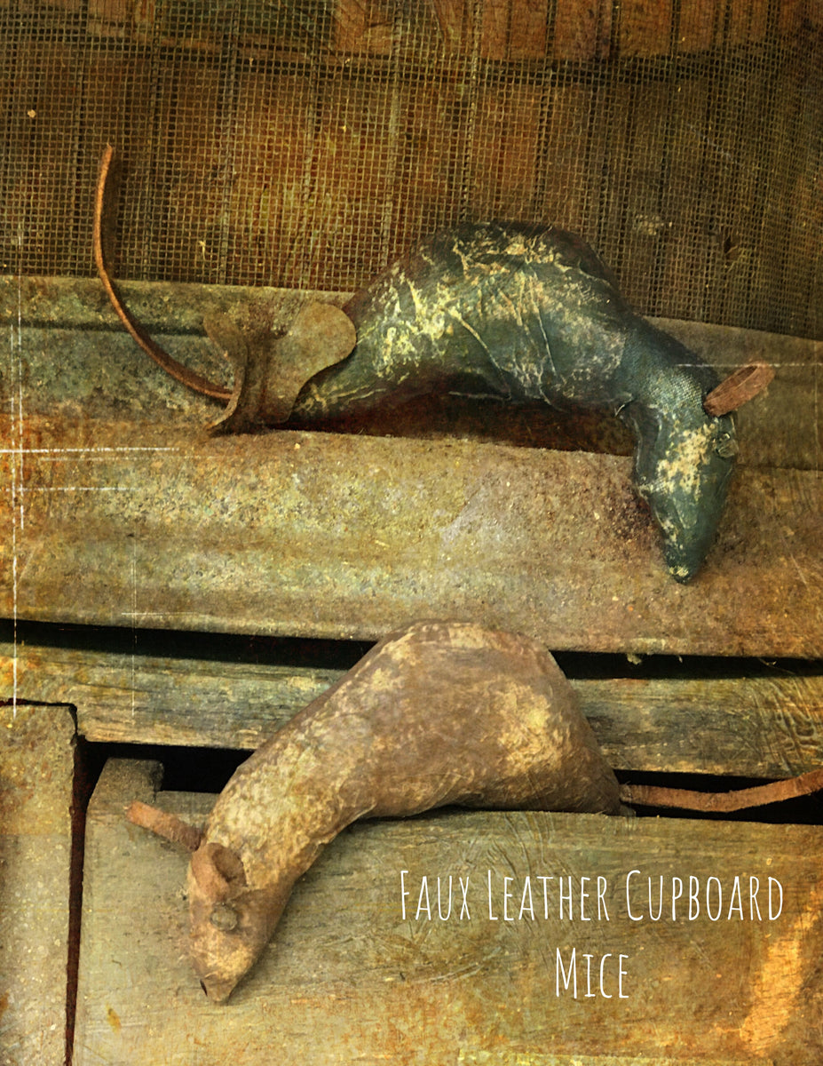 Leather Cupboard Mouse – Keepers of the Past
