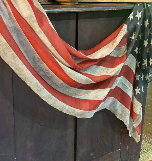 Patriotic American Flag Scarf