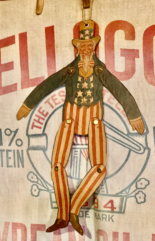 Card stock Articulated Uncle Sam