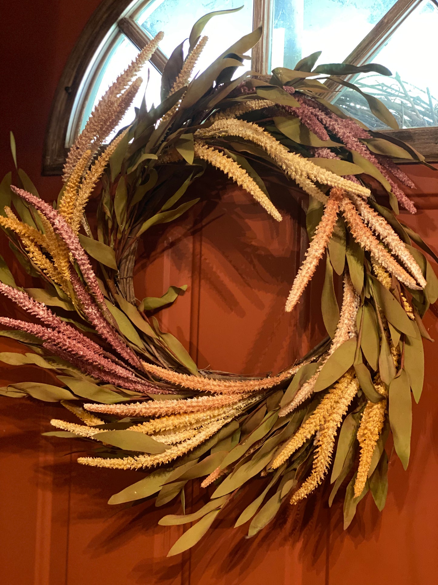 Autumn Milo Grain Wreath