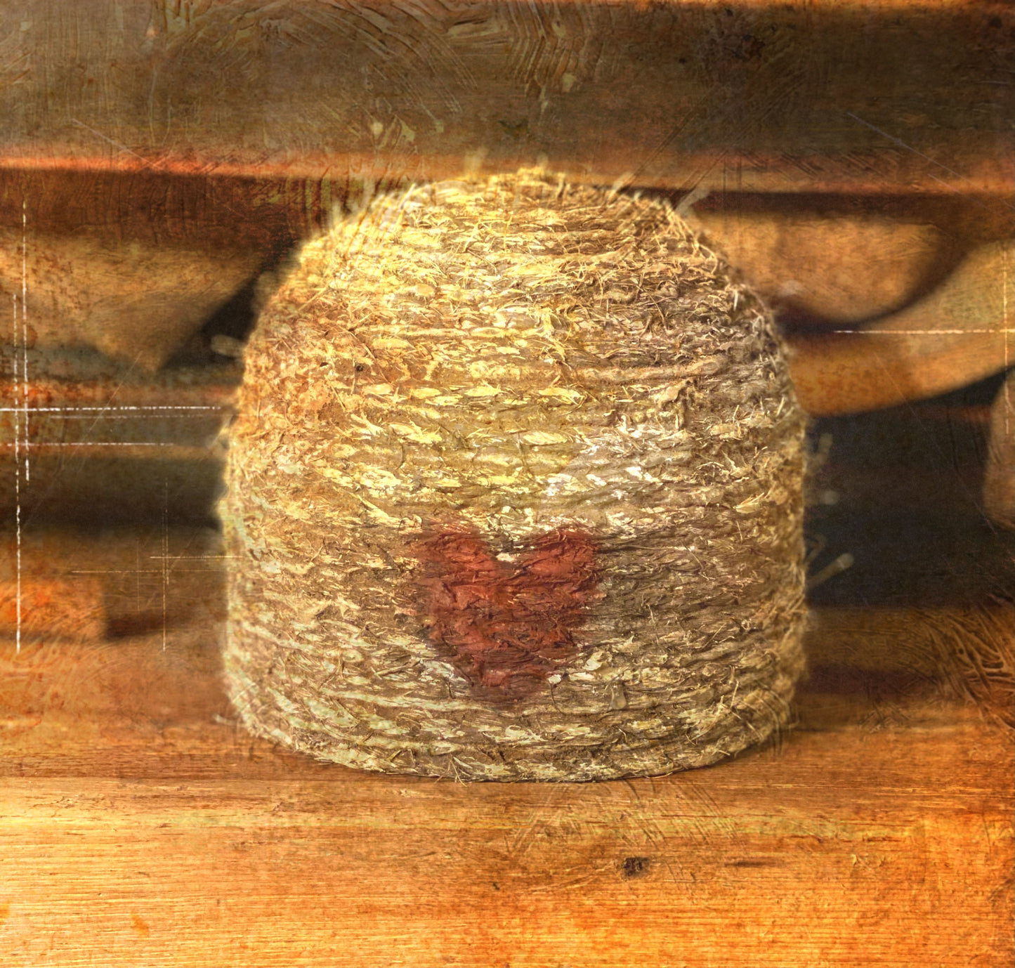 Valentine Heart Bee Skep!