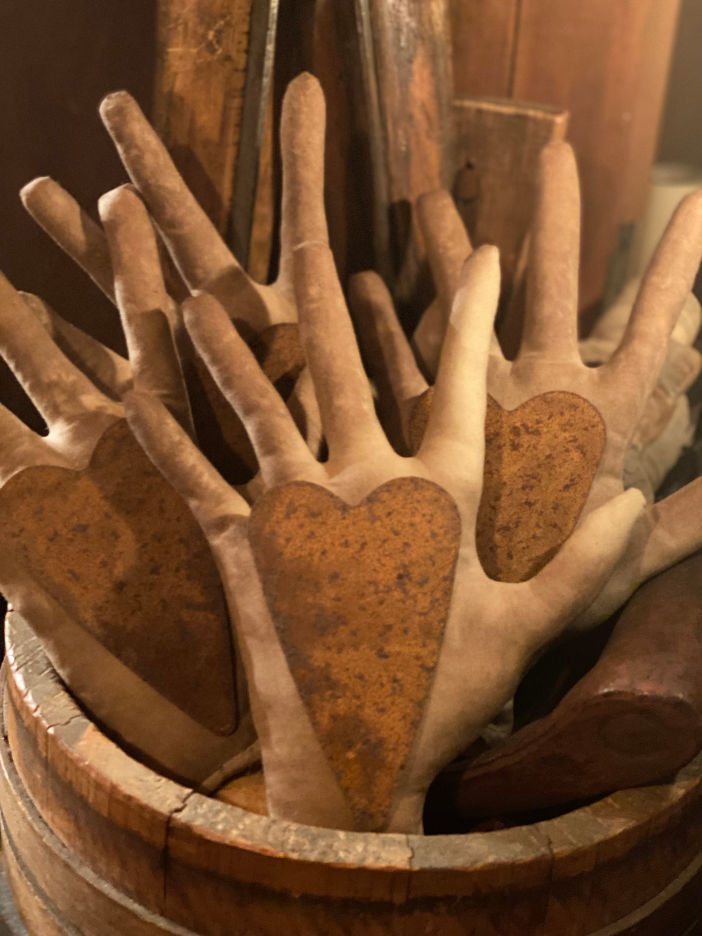Primitive Heart in Hand