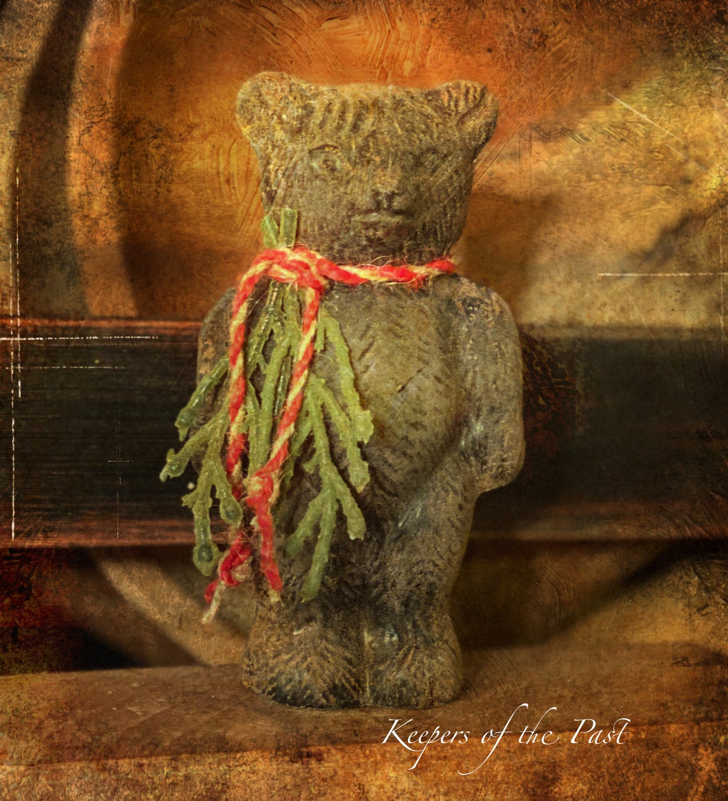 Primitive Standing Christmas Bear