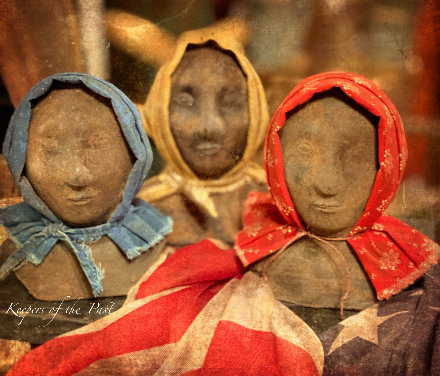 Primitive Early style Prairie Bust