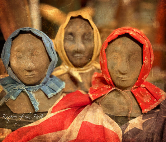 Primitive Early style Prairie Bust