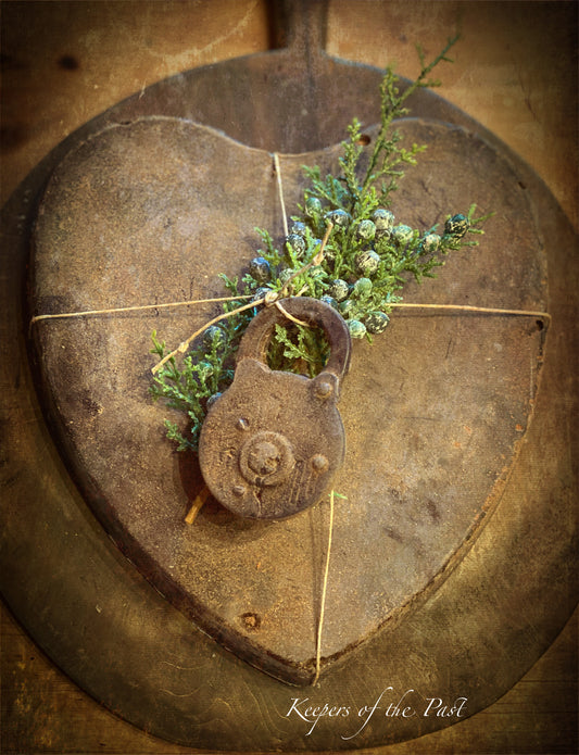 Wax Locked Heart