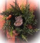 Pine Santa Wreath